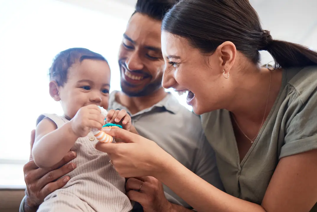 Family bonding moment, illustrating tips and advice in parenting guide.