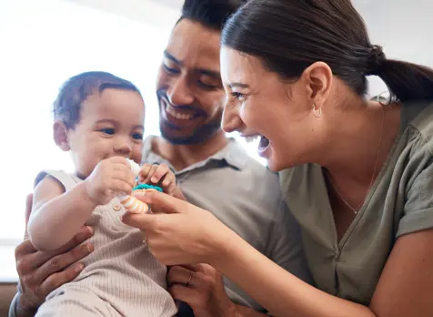 Family bonding moment, illustrating tips and advice in parenting guide.