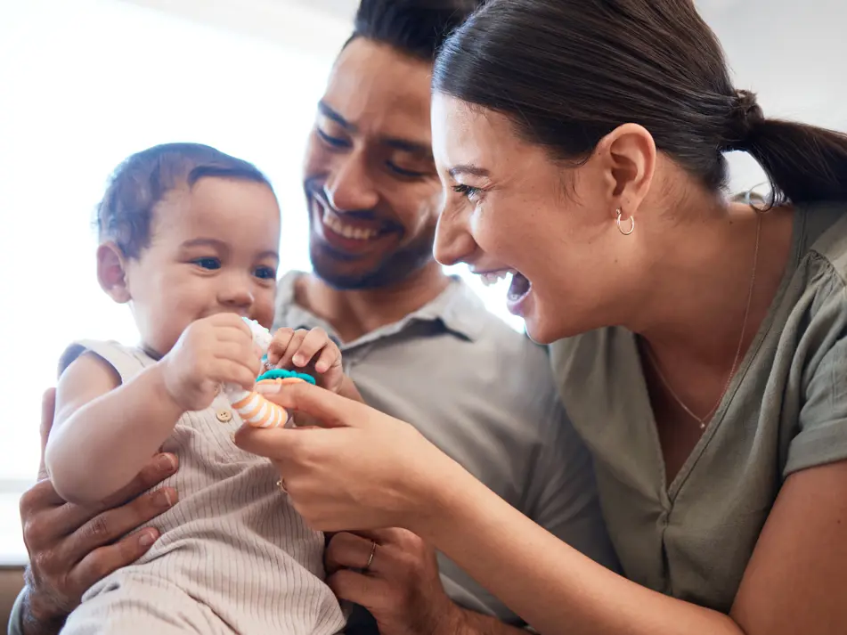 Family bonding moment, illustrating tips and advice in parenting guide.