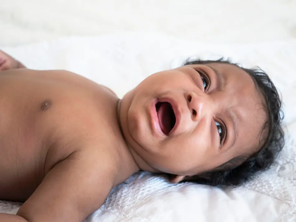 Crying newborn to draw attention soothing strategies and emotional support